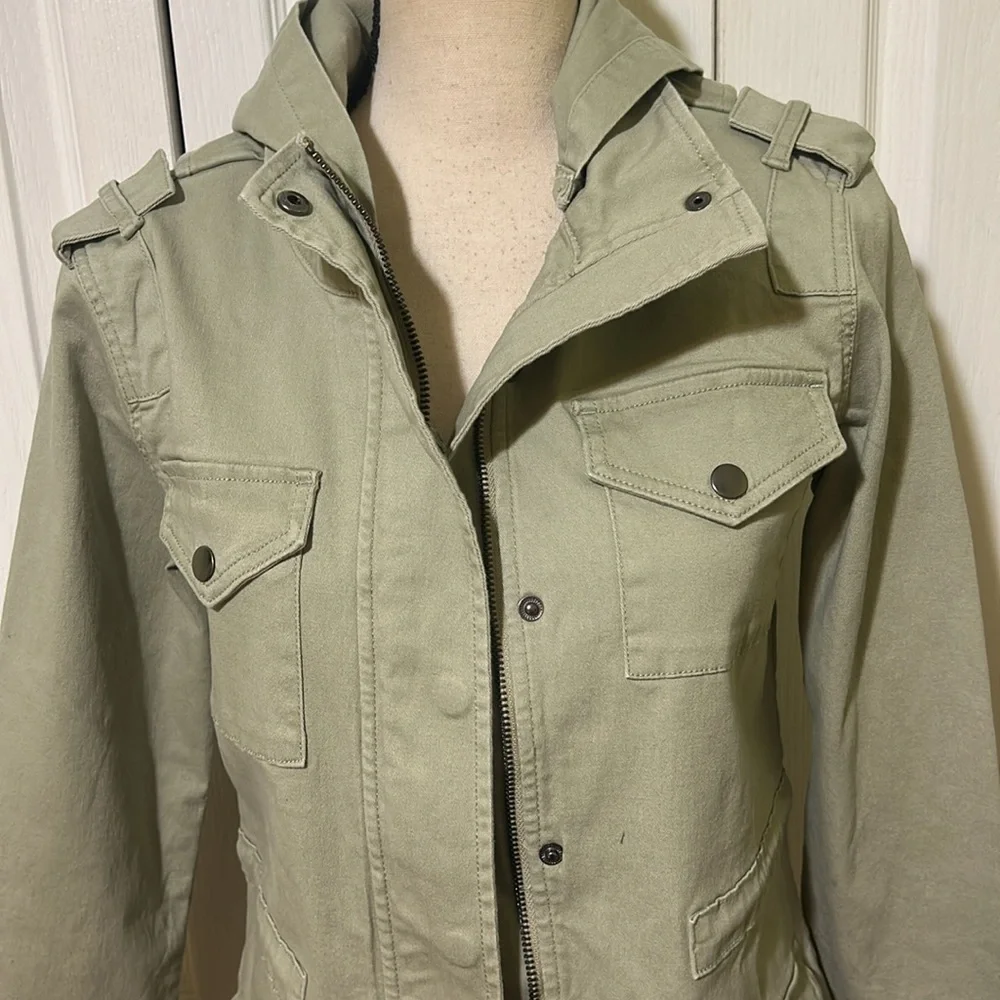 Market & Spruce Women's Olive Utility Jacket